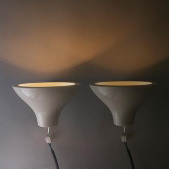 JUKKA KORPIHETE, a pair of wall sconces for Byrolights, 2006.