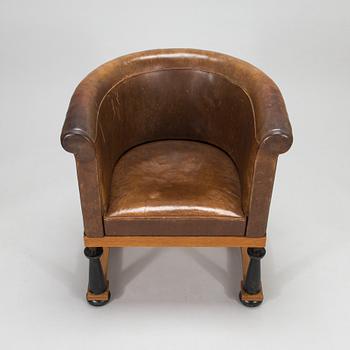 Arttu Brummer, a late 1920's armchair for Juho Konttinen Oy.