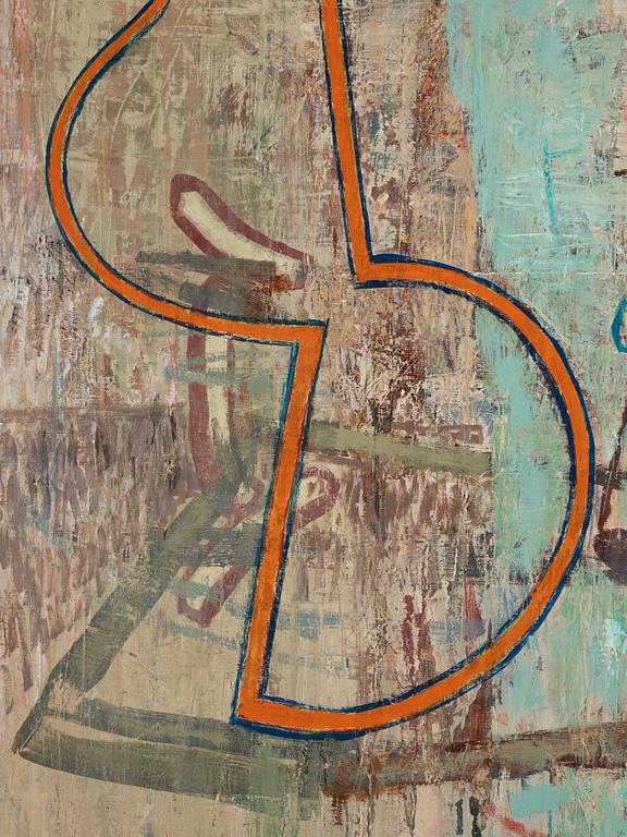 Arvid Pettersen, oil on canvas, diptych, signed verso.