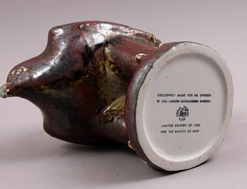 FIGURIN, stengods, Lisa Larson för WWF, Gustavsberg.