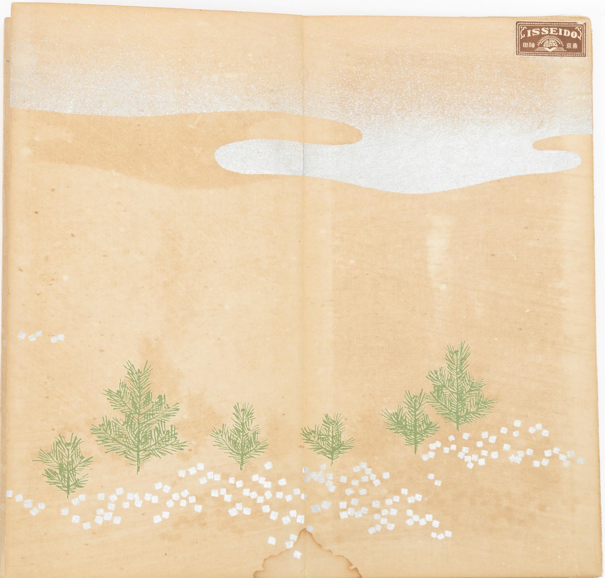 Bihō Takahashi (aktive around 1890-1930), album with 12 woodblock prints, publisher Heikichi Matsuki.