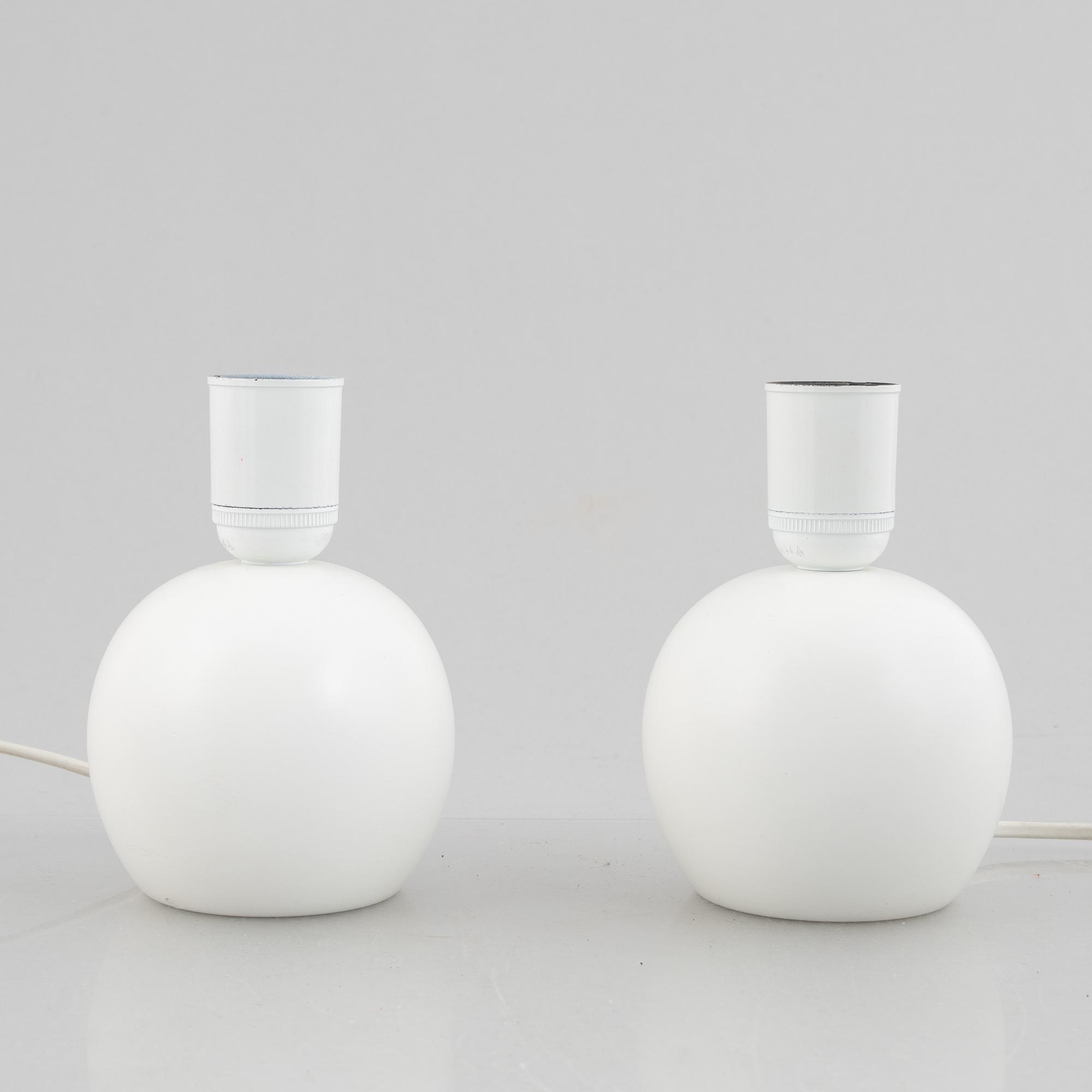 Josef Frank, a pair of model 2575 table lamps, Firma Svenskt Tenn, Sweden.