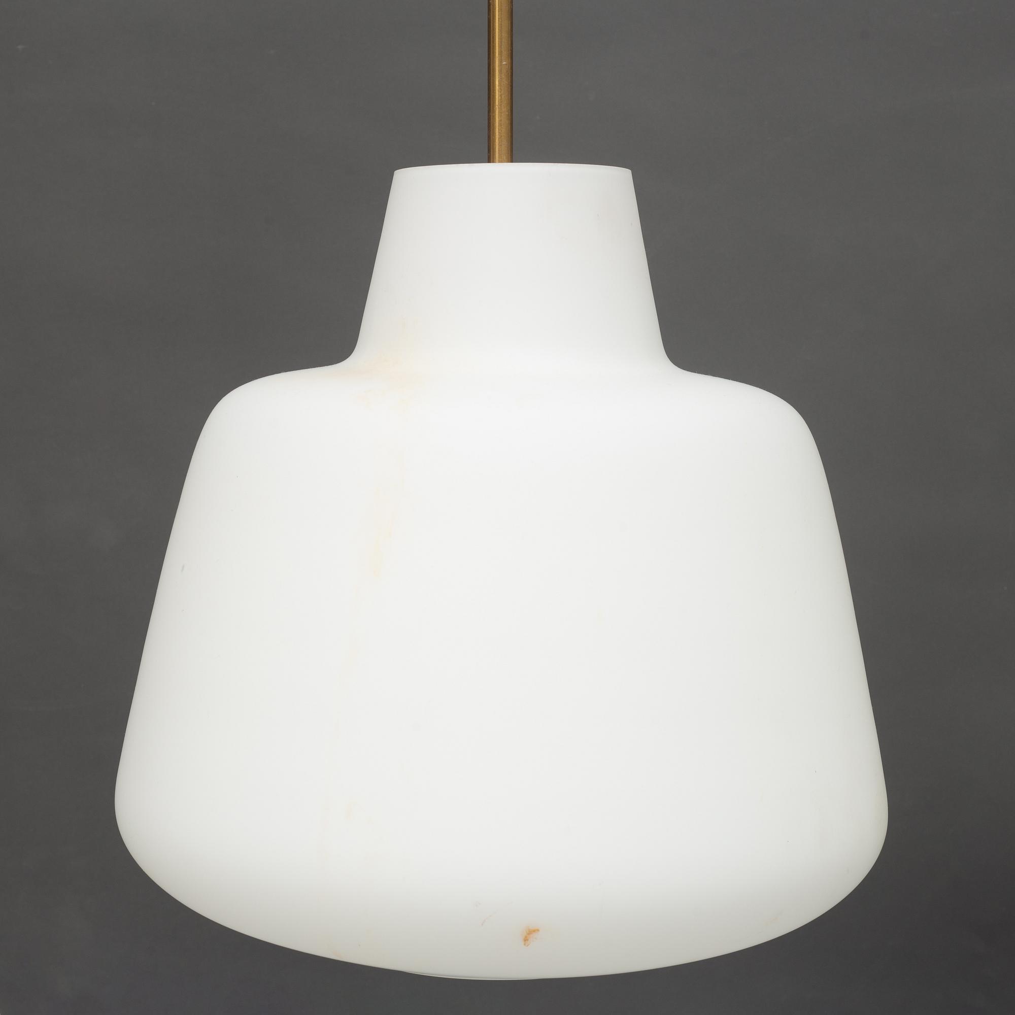 A pair of mid century modern ceiling lamps, ASEA, Sweden.
