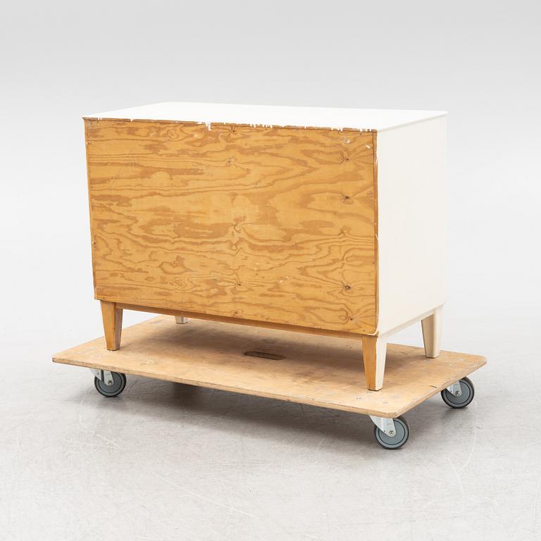 Axel Larsson, a painted dresser, Svenska Möbelfabrikerna Bodafors, Sweden 1940's.