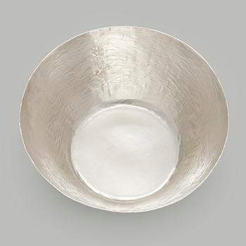 Tapio Wirkkala, skål, silver, Kultakeskus Tavastehus 1978.