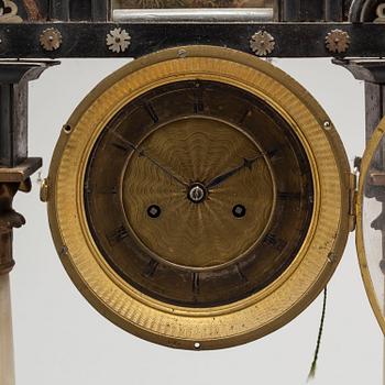 PENDULUM CLOCK, mid 19th century.