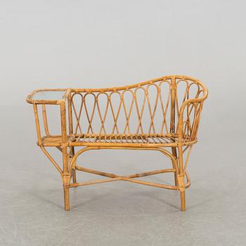 SOFFA, bambu och rotting, 1900-talets mitt.