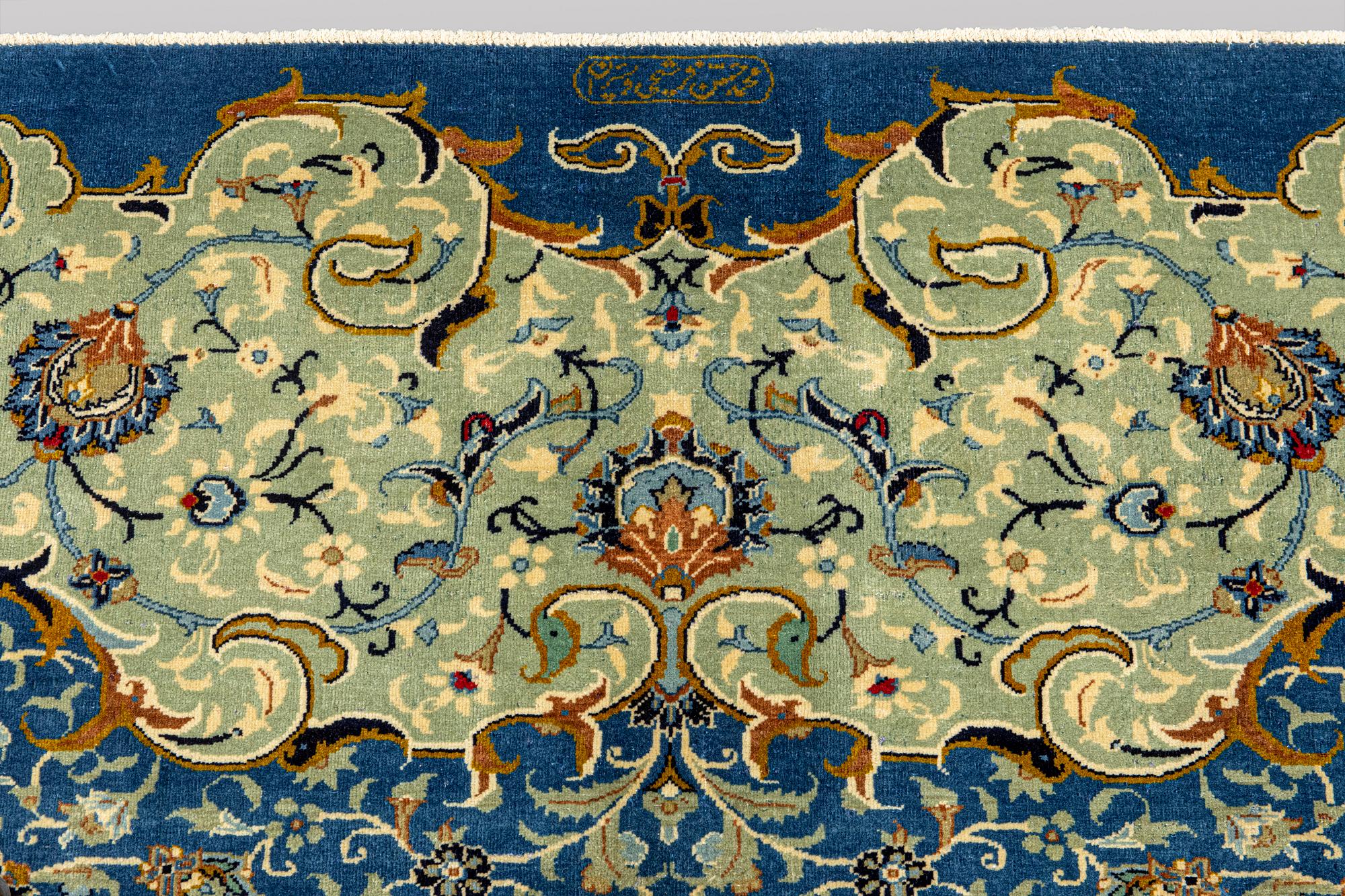 A so called Royal Keshan carpet, ca 362 x 273 cm.