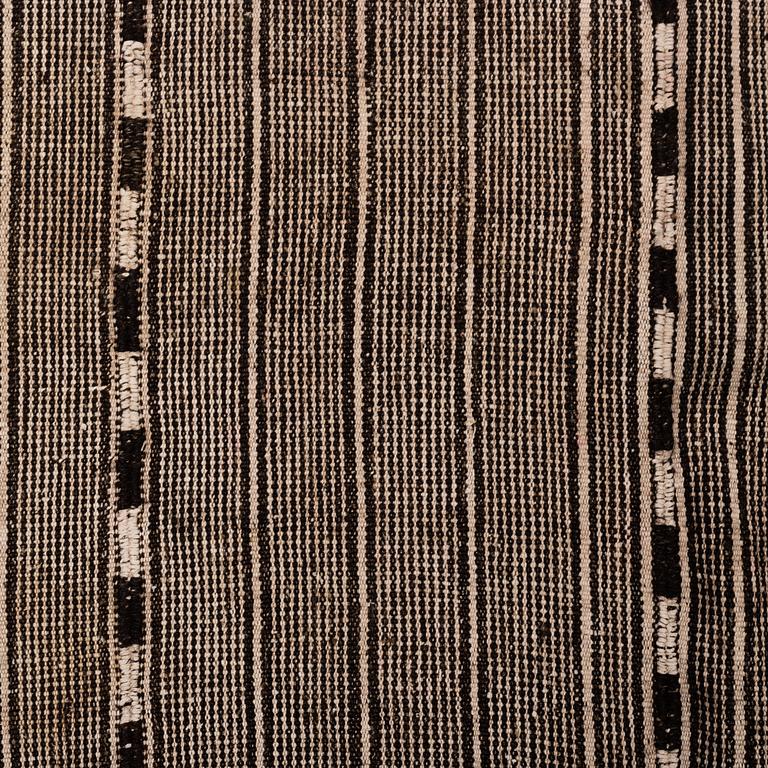 A CARPET, flat weave, around 274 x 150 cm.