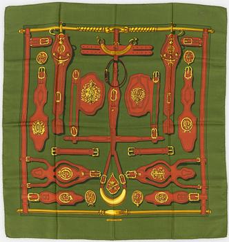 Hermès, scarf, "Harnais des Presidents".