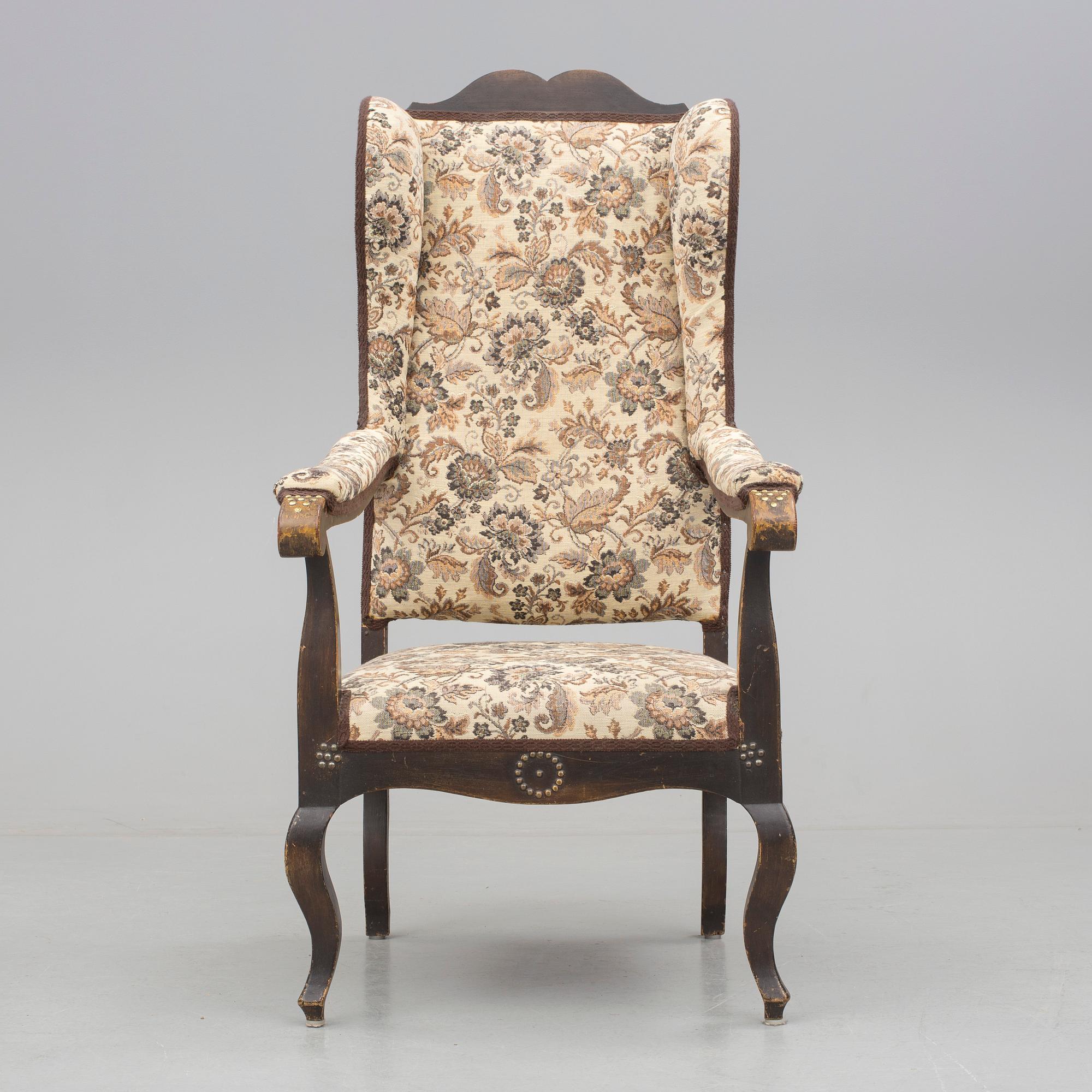 KARMSTOL, senbarock. Troligen Sydeuropa, 1700-talets andra hälft.