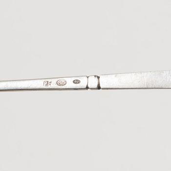 A set of silver cutlery, mostly Estonian (34 pcs).