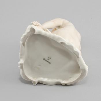FIGURIN, porslin, Tyskland, otydlig stämpel, 1900-talets första hälft.