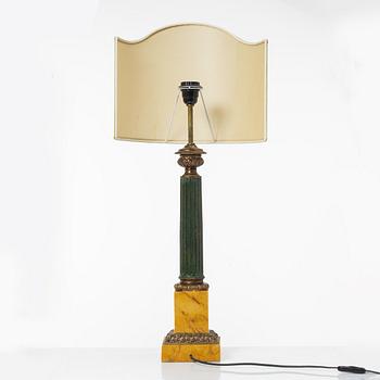 Bordslampor, ett par,  Empirestil, Acanto, Spanien, samtida.