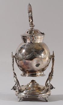 SAMOVAR, nysilver. Rokokostil.