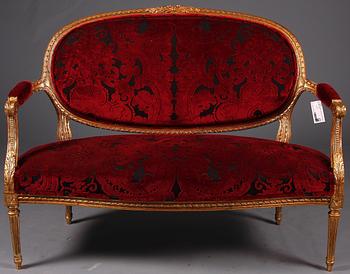 SOFFA, gustaviansk stil, 1900-talets första hälft.