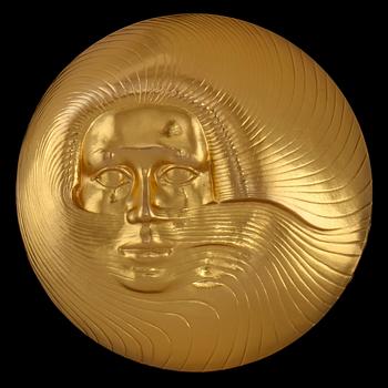 MINNESMEDALJ, 18 K guld, Kauko Räsänen, Sporrong, 1972, numrerad 001/300,  total vikt 447 g.