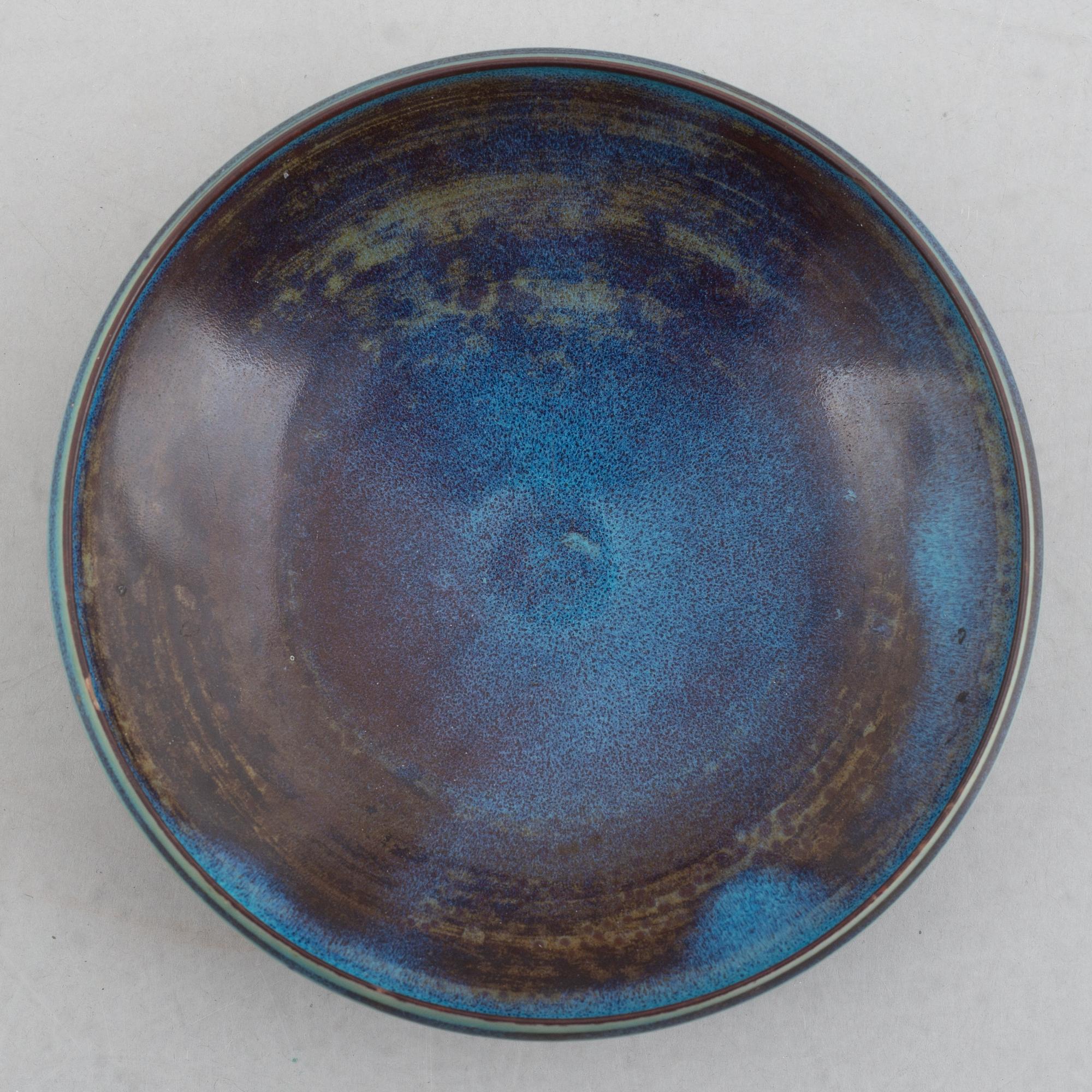 Wilhelm Kåge, a stoneware bowl, Farsta, Gustavsbergs studio 1944.