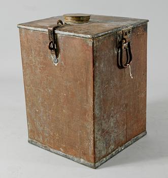 VATTENBEHÅLLARE, koppar, 1800-tal.