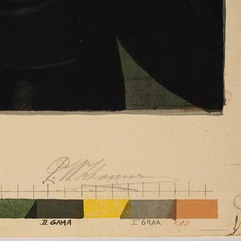 Peter Wilhelm Johanssen, efter C W Eckersberg, Chromolithograph.
