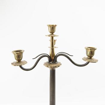 Kandelabrar ett par Empire-stil omkring 1900.