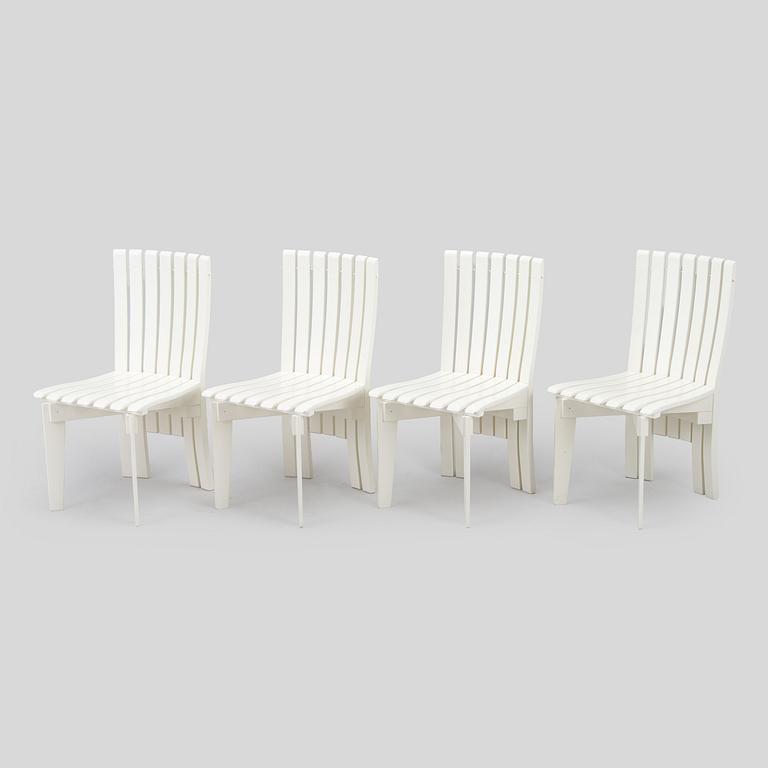 Alvar & Aino Aalto, trädgårdsmöblemang, 5 delar, "Aurinko"-serien, Artek, 2000-tal.