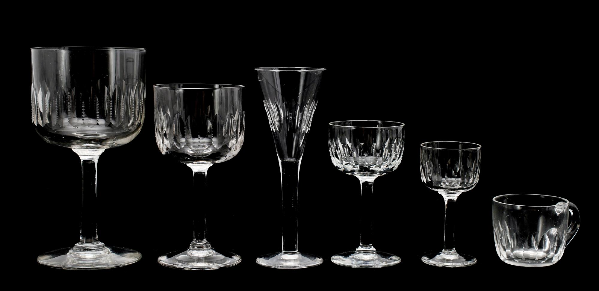 GLASSERVIS, 72 del, glas, Ulle.