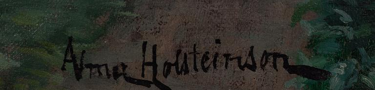 Alma Holsteinson, Under the parasol.