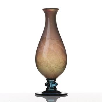 Simon Gate, a "graal" glass vase, Orrefors 1917, no 342.