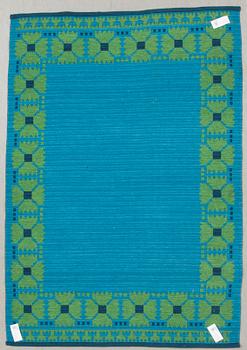 MATTA, dubbelsidig, monogramsignerad BW (Berit Woelfer möjligen). Ca 202 x 141 cm.