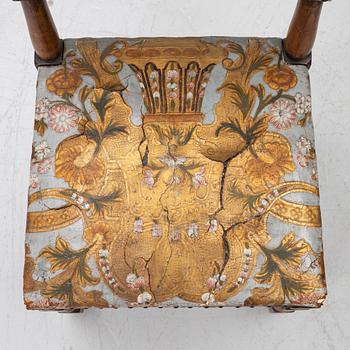 Chairs, a pair, Baroque style, circa 1900.