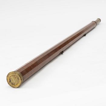 A telescope, by Nairne, London, 18th century.