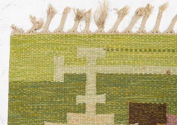 Ingegerd Silow, matta, rölakan, signerad IS,  ca 204 x 136 cm.