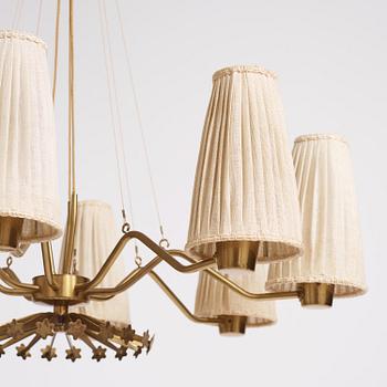 Hans Bergström, a chandelier model "3", Asea, Sweden 1940s-50s.