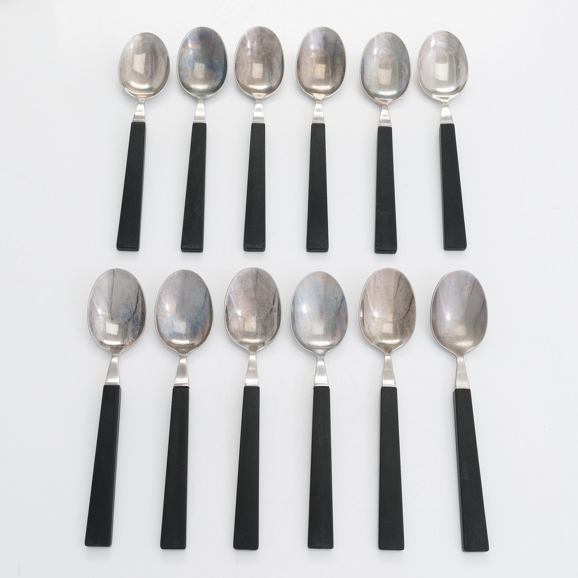 Bertel Gardberg, bestickuppsättning, 54 delar, "Triennale", Fiskars.