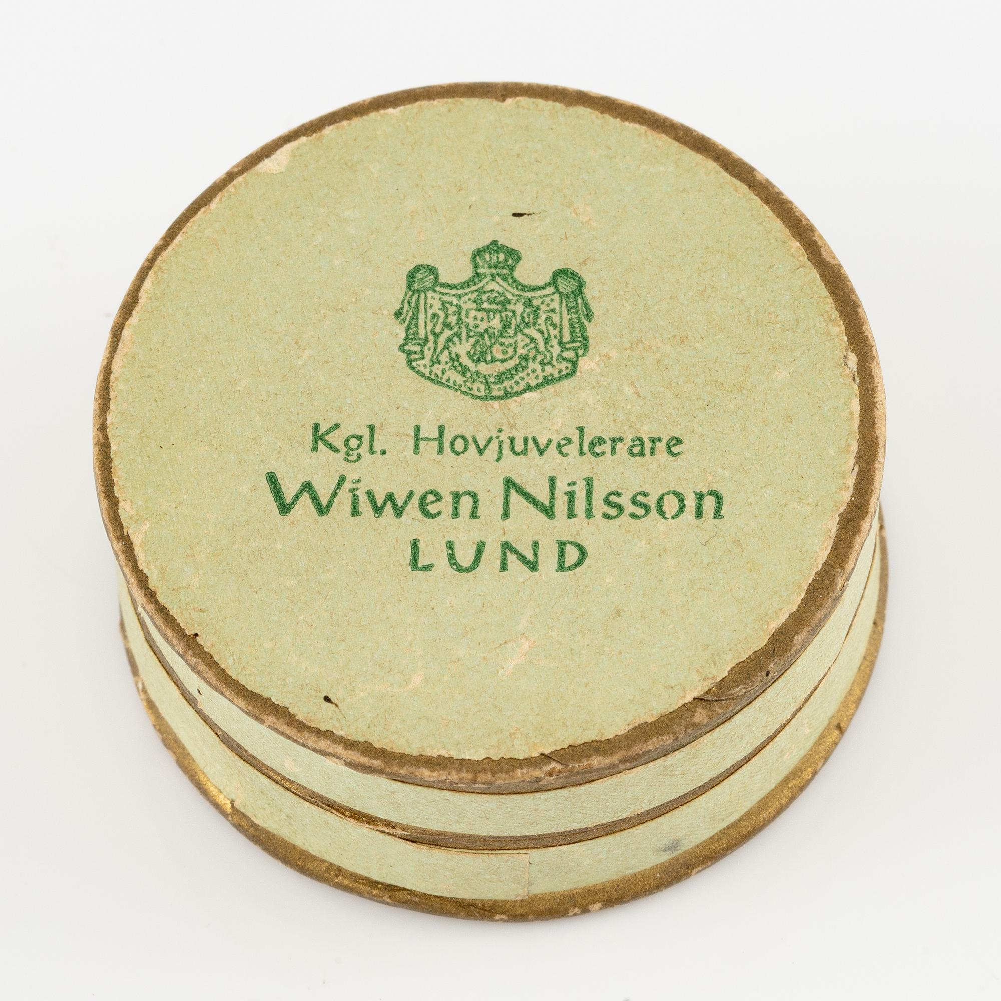 Wiwen Nilsson, a pair of cufflinks, sterling silver, Lund 1958.