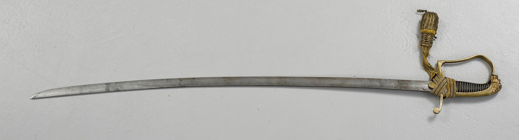 SABEL, för Officer vid Livregementet, Sverige, 1800-tal.