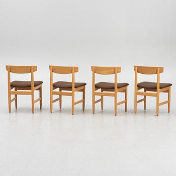 Børge Mogensen,  four "Öresund" chairs, Karl Andersson & Söner, Sweden.