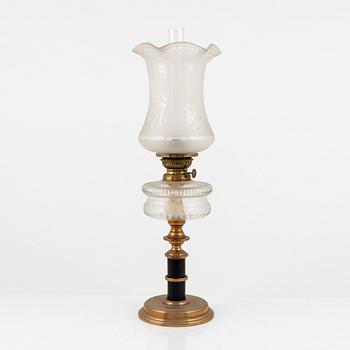 A kerosene lamp, early 20th Century.
