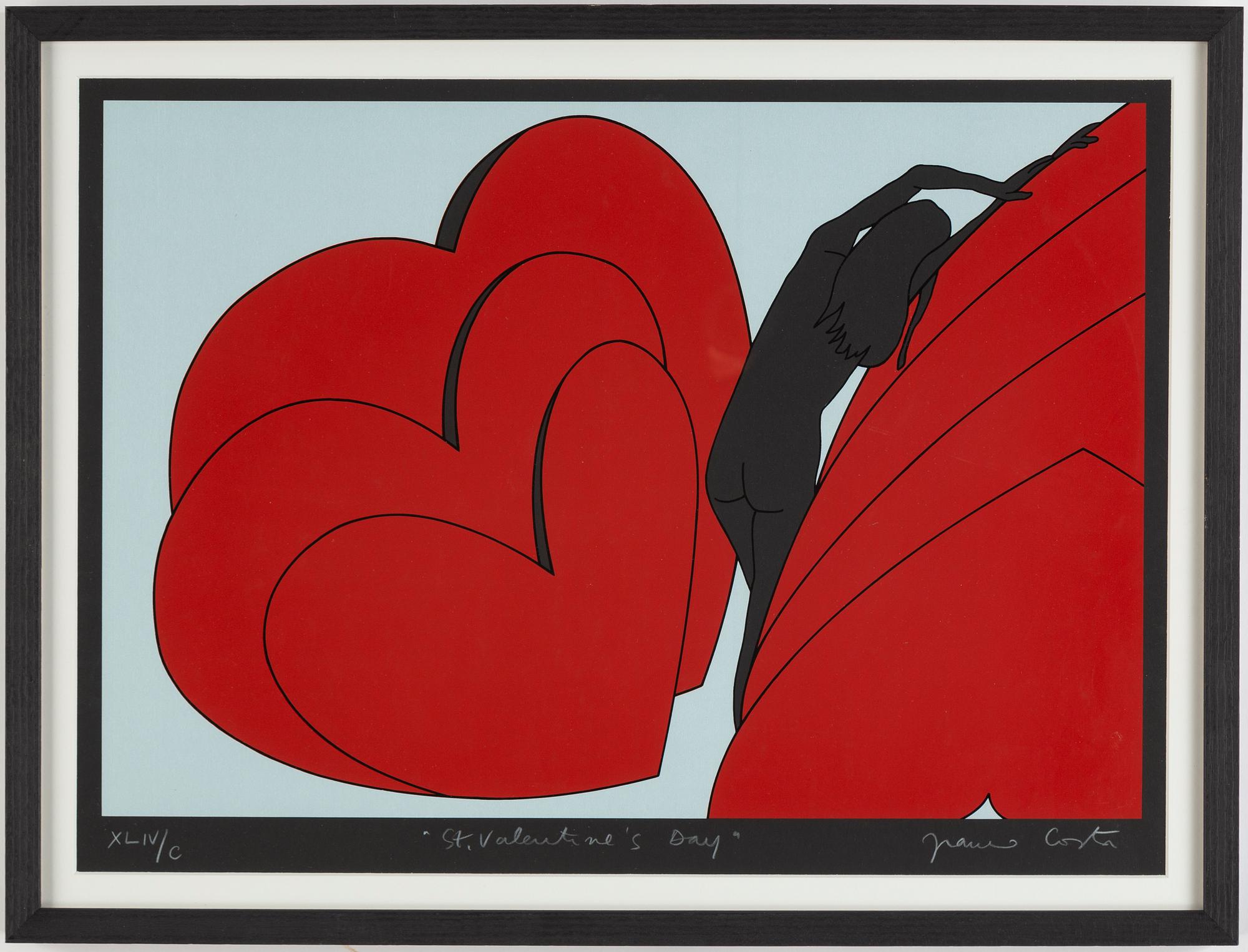Franco Costa, färserigrafi, signerad XLIV/C.