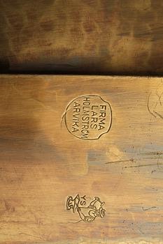 VÄGGLAMPOR, ett par, Firma Lars Holmström, Arvika, omkring 1900-talets mitt.