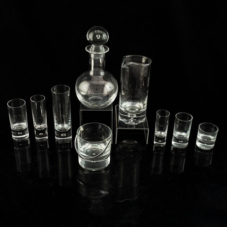 68 'Pippi' glasses, Walter Hickman, Kosta.