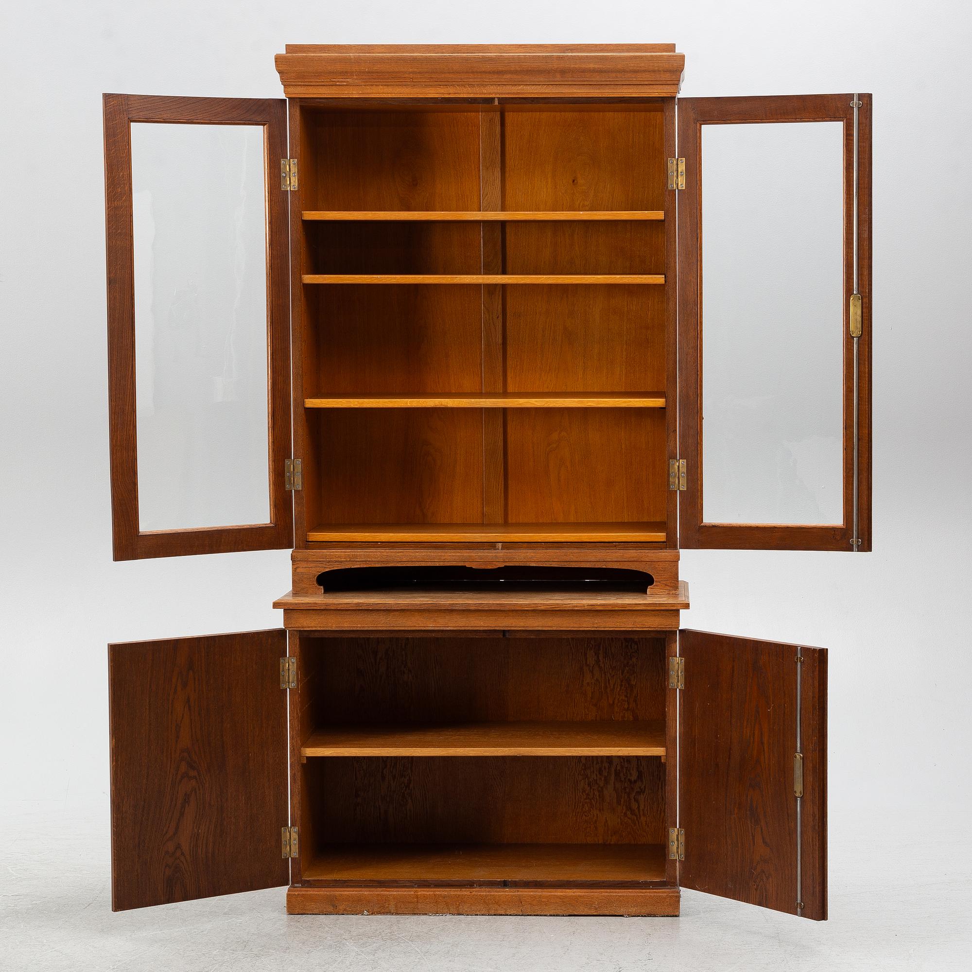 Bookcase, jugend early 20th century.