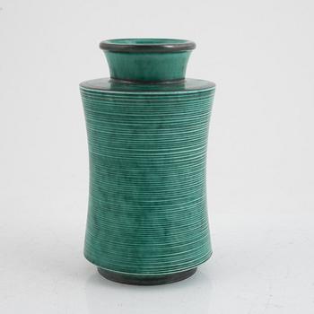 Wilhelm Kåge, an "Argenta" stoneware vase, Gustavsberg, Sweden, 1932.