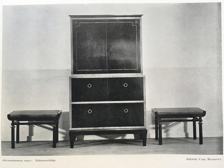CARL MALMSTEN, skåp, Nordiska Kompaniet, Swedish Grace, 1920-30-tal.