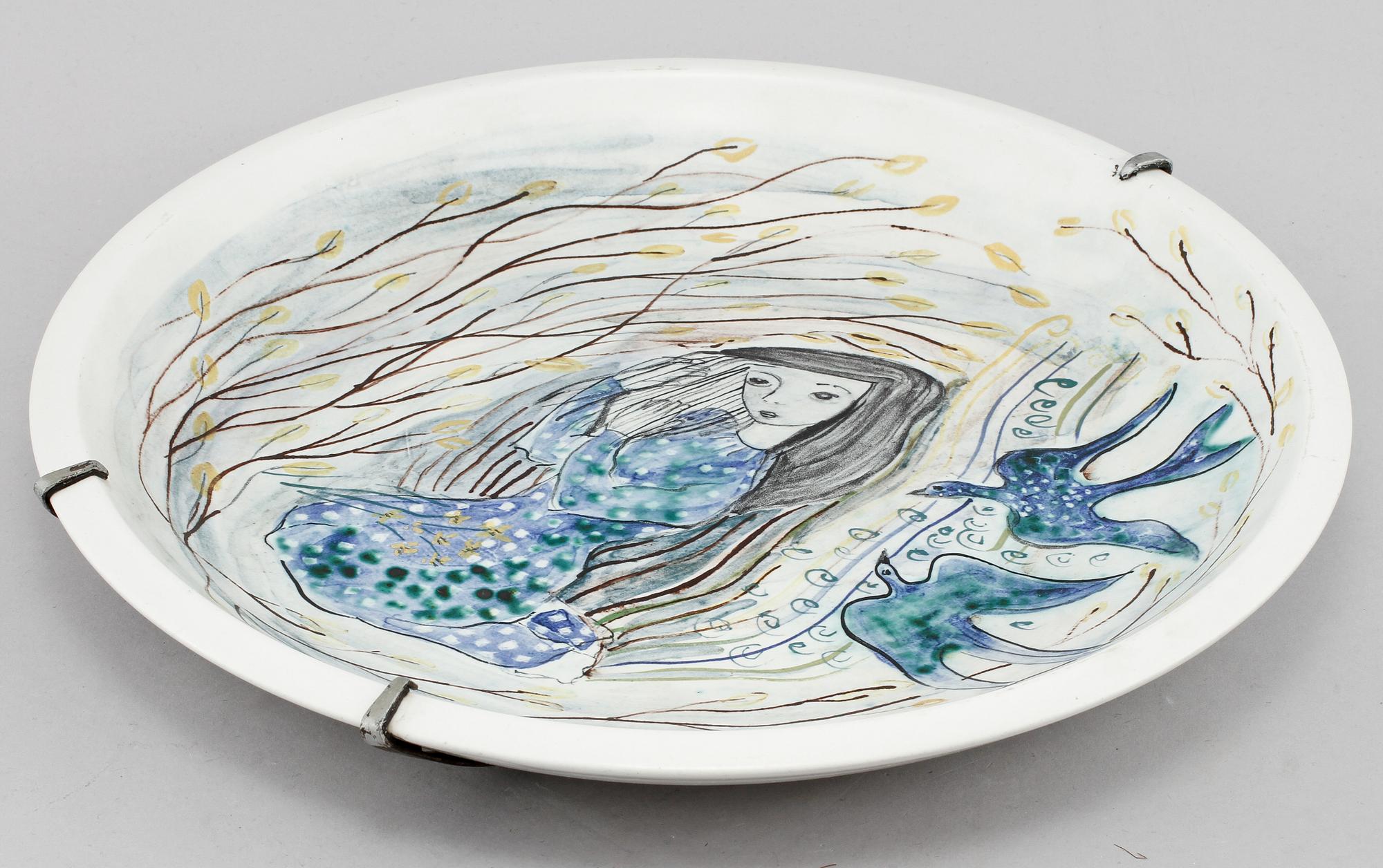 FAT, porslin, Sylvia Lechovius, Rörstrand, monogramsignerat, 1900-talets andra hälft.