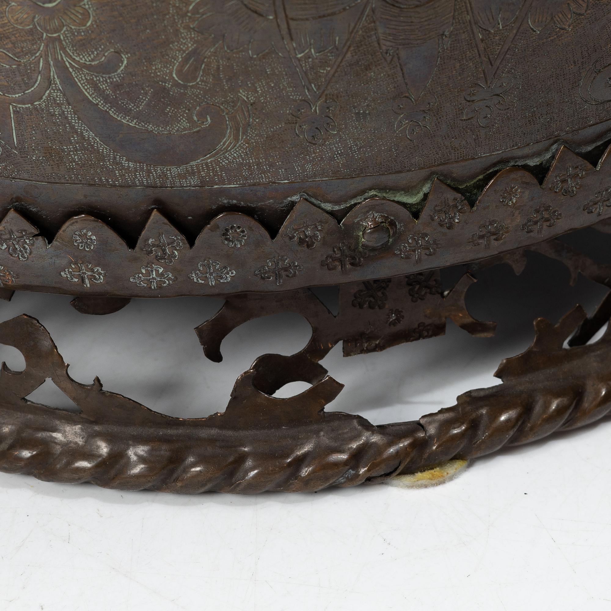 Copper cauldron, Baroque. 17th/18th century.