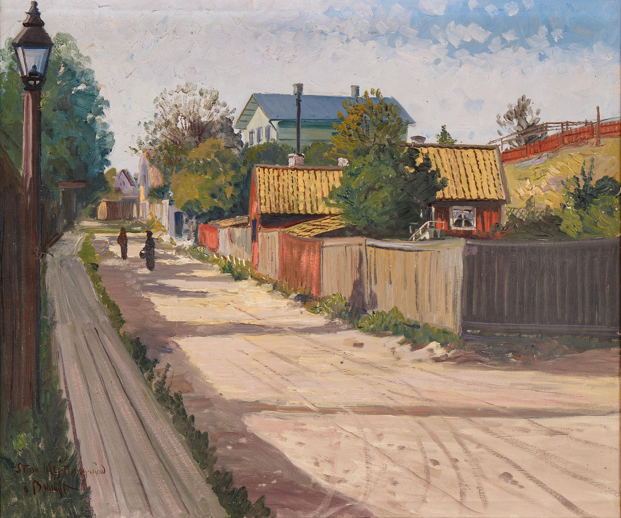 Carl Brandt, oil on canvas, signed.