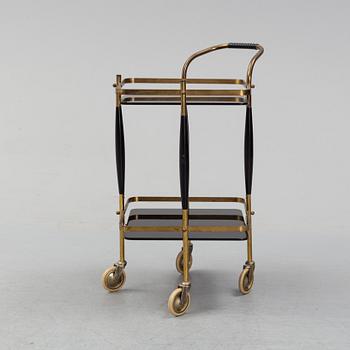 A mid 20th century serving trolley.