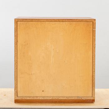 A teak veneered chest of drawers, designed by Olof Pira.